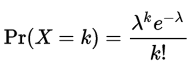 Probability of a Number of Events in a Poisson Distribution